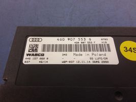 Audi A8 S8 D4 4H Parkavimo (PDC) daviklių valdymo blokas 4G0907553G