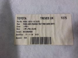Toyota Avensis T270 Parcel shelf 64330-05210