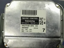 Toyota Yaris Galios (ECU) modulis 89661-0D071