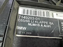 BMW 7 E65 E66 Apdaila bagažinės dangčio (komplektas) 7149200