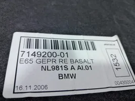 BMW 7 E65 E66 Apdaila bagažinės dangčio (komplektas) 7149200