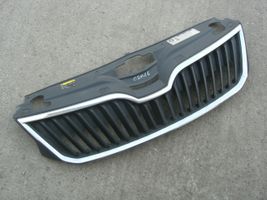 Skoda Rapid (NH) Grille calandre supérieure de pare-chocs avant 5JA853668