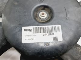 Opel Meriva B Osłona wentylatora chłodnicy 13332666