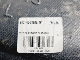 Toyota Avensis T220 Placa protectora/protector antisalpicaduras motor 6601028160871P