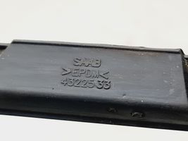 Saab 9-3 Ver1 Listwa / Uszczelka szyby drzwi tylnych 4322533