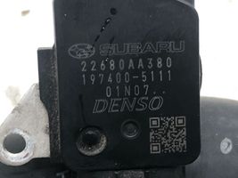 Subaru Outback Misuratore di portata d'aria 22680AA380