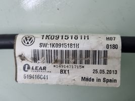 Volkswagen Caddy Minusinis laidas (akumuliatoriaus) 1K0915181H