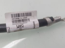 Opel Astra K Câble négatif masse batterie 39215696