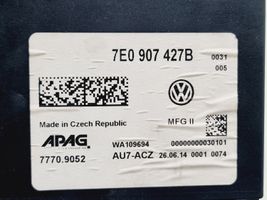 Volkswagen Transporter - Caravelle T5 Unité de commande, module ECU de moteur 7E0907427B