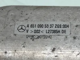 Mercedes-Benz GLC X253 C253 Tube d'admission de tuyau de refroidisseur intermédiaire A6510905337