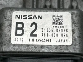 Nissan Qashqai Sterownik / Moduł skrzyni biegów A64000U96