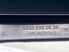 Mercedes-Benz GLC X253 C253 Priekšējā sliekšņa dekoratīvā apdare (iekšējā) A2056860636