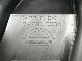 Nissan Qashqai Pare-boue arrière 74778JD00A