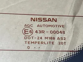 Nissan Qashqai Rear windscreen/windshield window 43R00048
