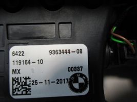 BMW X3 G01 Kratka nawiewu tylna tunelu środkowego 9363444