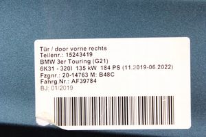BMW 3 G20 G21 Porte avant 