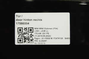 Mini Clubman F54 Drzwi tylne 7343904