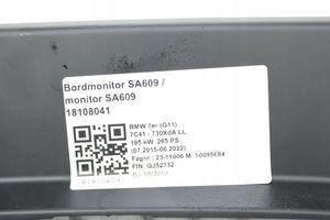 BMW 7 G11 G12 Monitor / wyświetlacz / ekran 