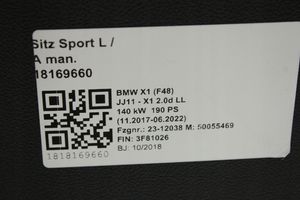 BMW X1 F48 F49 Fotele / Kanapa / Boczki / Komplet 