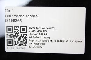 BMW 4 G22 G23 G24 G26 Drzwi 