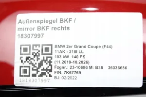 BMW 2 F44 Veidrodėlis (elektra valdomas) 9448556