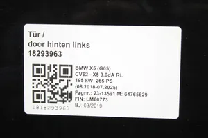 BMW X5 G05 Drzwi tylne 2642779