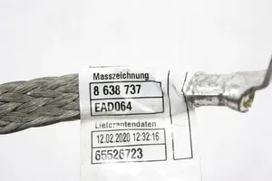 BMW 4 G22 G23 G24 G26 Minus / Klema / Przewód akumulatora 8638736