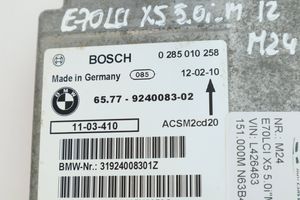 BMW X5 E70 Centralina/modulo airbag 9240083