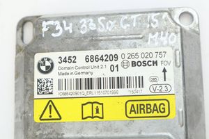 BMW 3 GT F34 Sterownik / Moduł Airbag 6864209