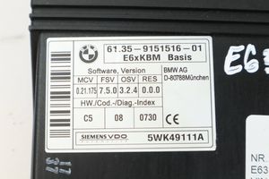 BMW M6 Komforto modulis 9151516