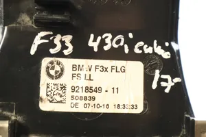 BMW 4 F32 F33 Kojelaudan sivutuuletussuuttimen kehys 9218549