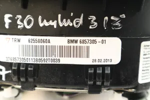 BMW 3 F30 F35 F31 Ohjauspyörän turvatyyny 6857305