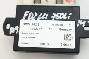 BMW 7 F01 F02 F03 F04 Czujnik otwarcia pokrywy bagażnika 7422700