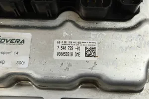 BMW 7 F01 F02 F03 F04 Juego de cerradura y set ECU del motor 7540739