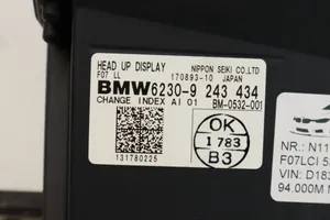 BMW 5 GT F07 Wyświetlacz Head Up 9243434