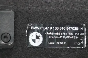 BMW X6 M Grilles/couvercle de haut-parleur arrière 9133316