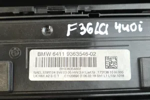BMW 4 F36 Gran coupe Centralina del climatizzatore 9363546