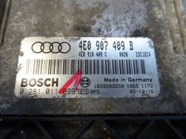 Audi A8 S8 D3 4E Unité de commande, module ECU de moteur STEROWNIK SILNIKA 4E09074