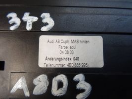 Audi A8 S8 D3 4E Puodelių laikiklis (gale) 4E0885995