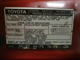Toyota Celica T200 Vano motore/cofano 