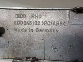 Audi A4 S4 B5 8D Takavalon valaisimen muotolista 8D0945102