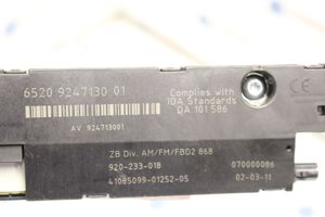 BMW 5 F10 F11 Amplificateur d'antenne 9247130
