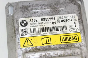 BMW X3 F25 Oro pagalvių valdymo blokas 6855991