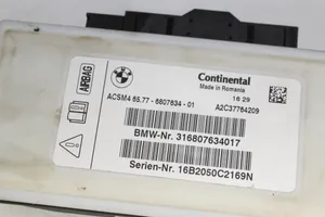 BMW 2 F22 F23 Centralina/modulo airbag 6807634