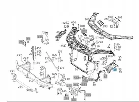 Mercedes-Benz GLE (W166 - C292) Staffa faro/fanale A2926200100