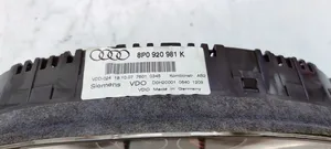 Audi A3 S3 8P Compteur de vitesse tableau de bord 8P0920981K