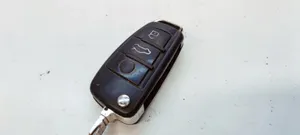 Audi A3 S3 8P Užvedimo raktas (raktelis)/ kortelė 8P0837220D