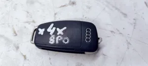 Audi A3 S3 8P Zündschlüssel / Schlüsselkarte 8P08372204
