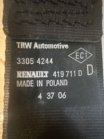 Renault Modus Etuistuimen turvavyö 33054244
