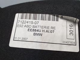 BMW 3 E92 E93 Spare wheel section trim 